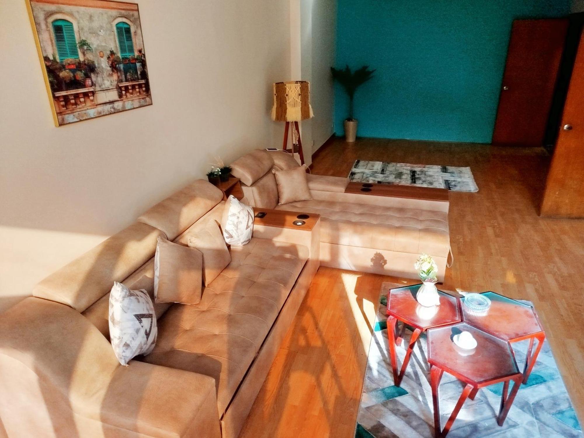 Garden City Apartment In Downtown Kairo Exteriör bild