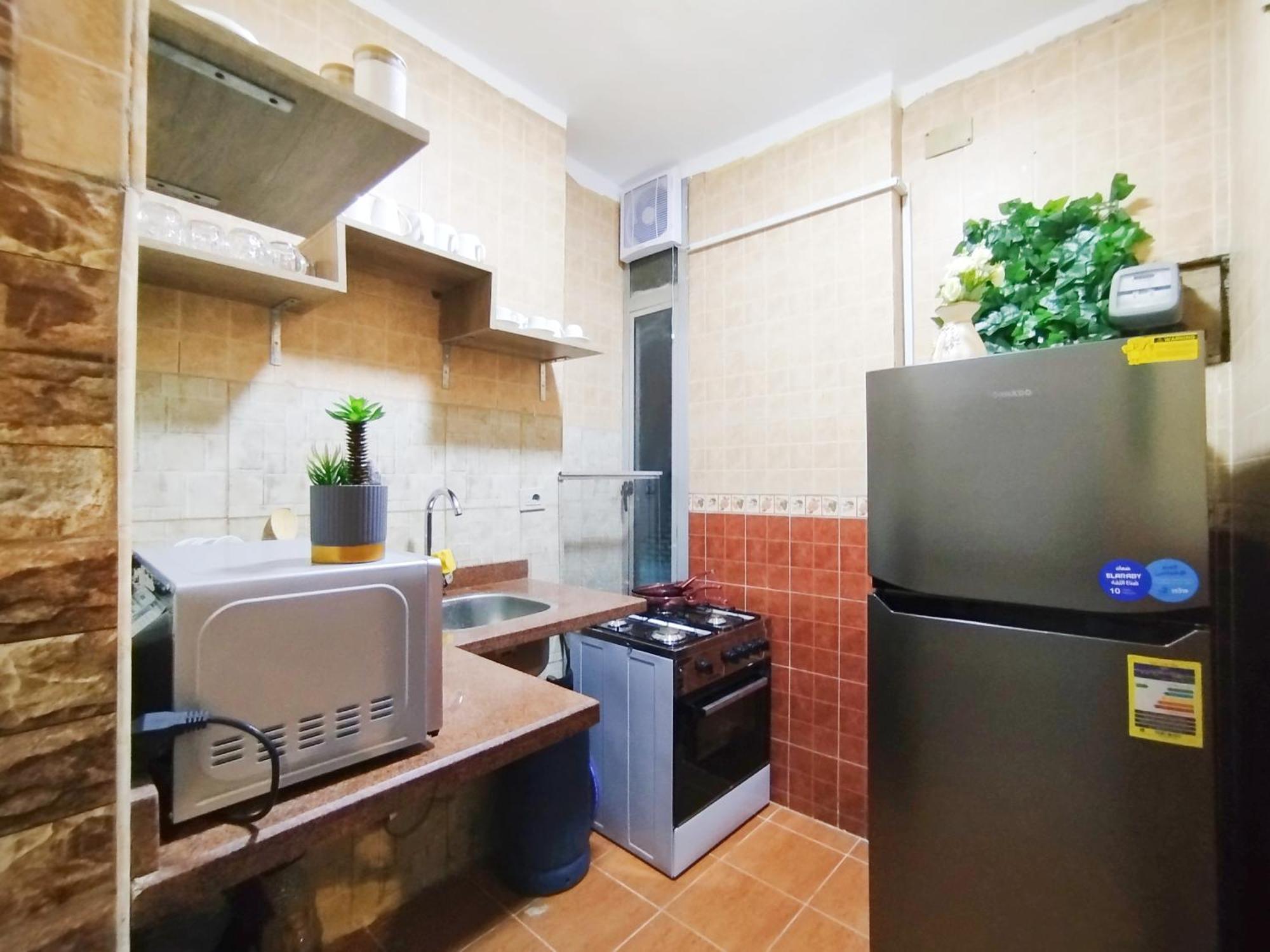Garden City Apartment In Downtown Kairo Exteriör bild